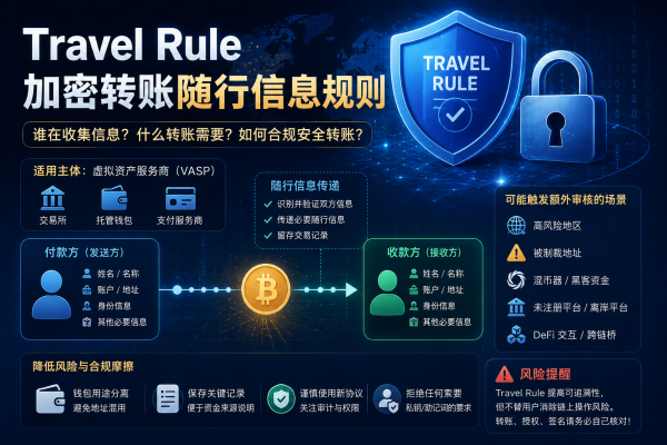 Travel Rule是什么?加密货币转账规则、交易所审核与DeFi合规指南