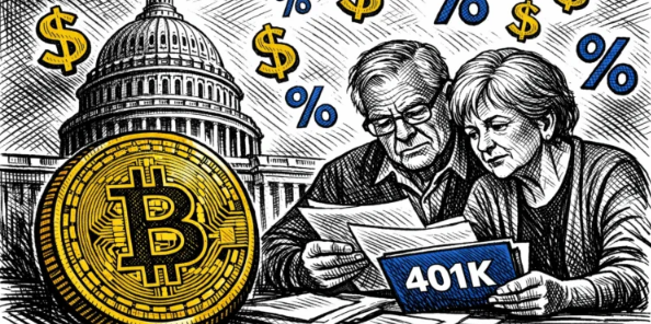 美国退休金401(k)要能买比特币了?华尔街建议配置2%