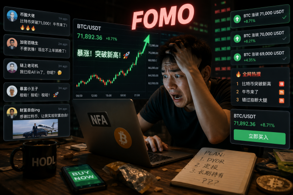 币圈FOMO是什么?散户为什么越跌越买、越涨越追?