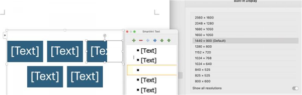 word for mac中smartart文本框错位怎么办?显示异常修复教程