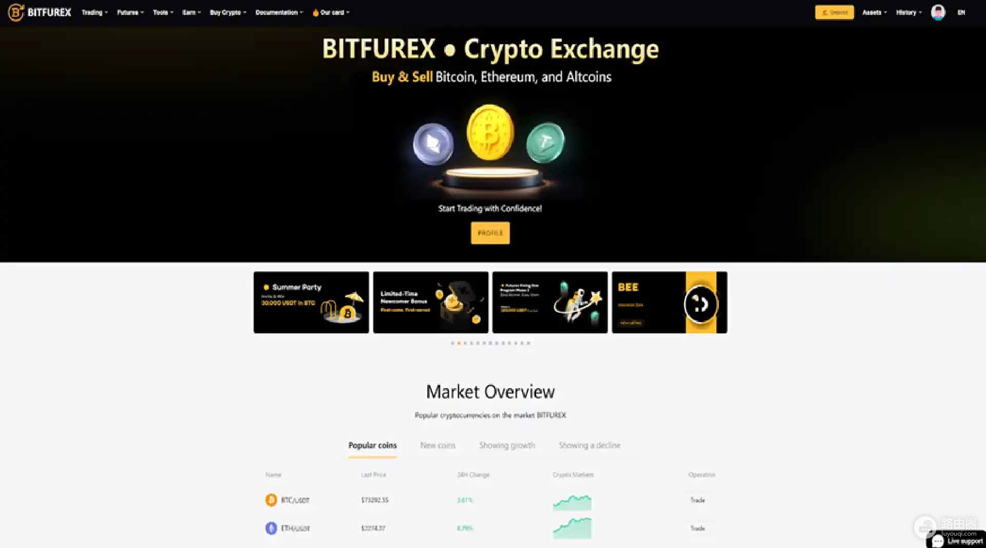 比特币交易所(Bitfurex)官网地址!Bitfurex加密交易所怎么样?