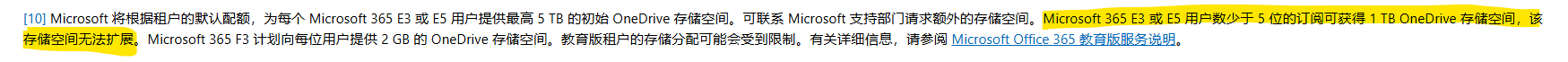 microsoft 365商业版onedrive扩容25T教程与限制说明