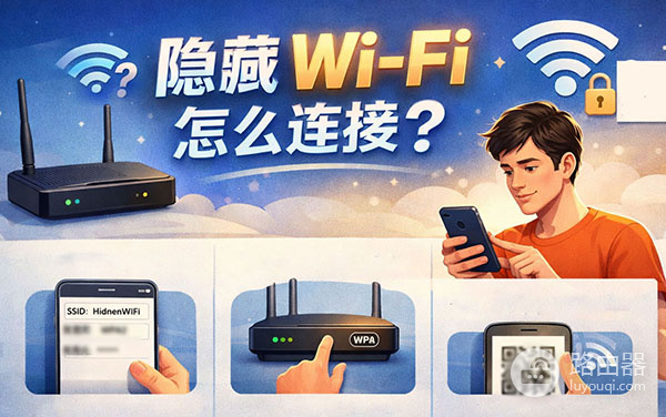 隐藏SSID的wifi怎么连接?看不到wifi信号如何连接?