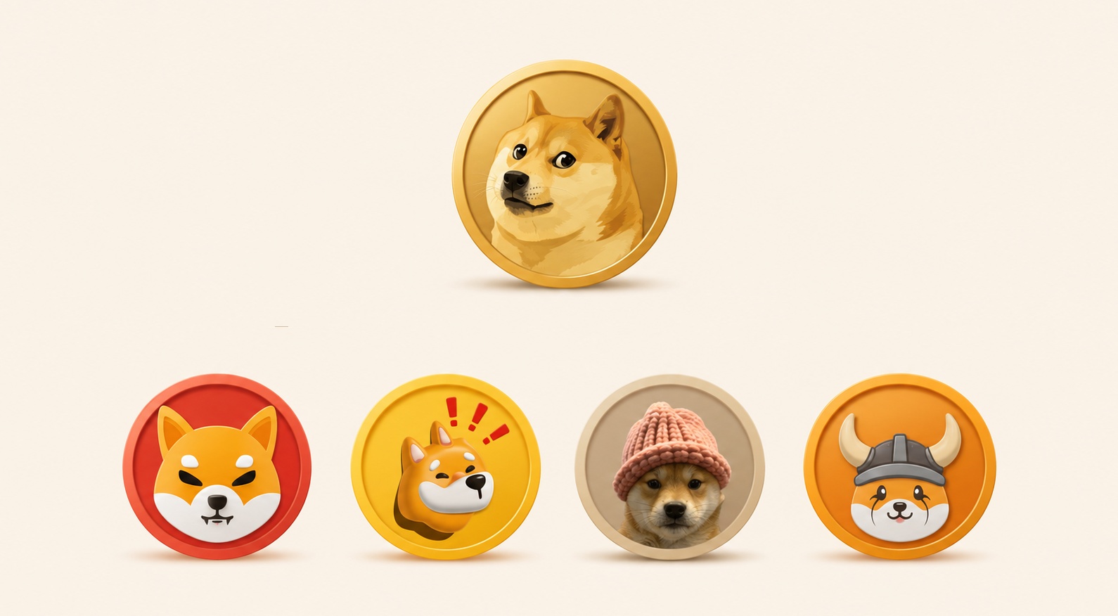 2026年最热门狗狗Meme币盘点:DOGE、SHIB、BONK、WIF怎么选?