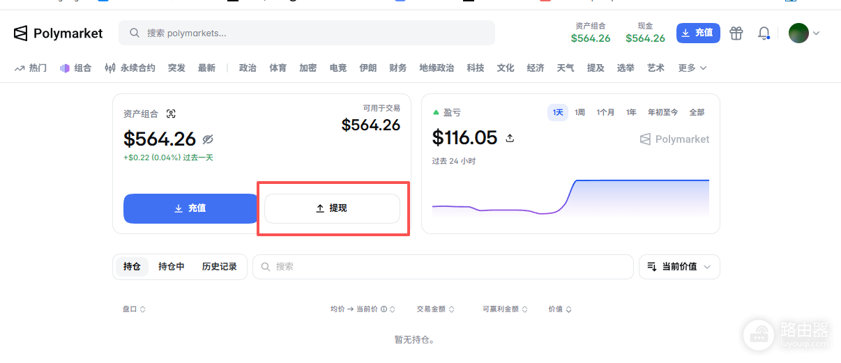 Polymarket如何提现?常见无法提现原因及解决方法