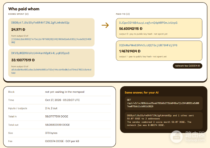 Dogecoin区块浏览器官网入口:DOGE地址与交易记录查询教程