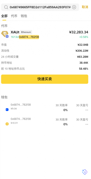Tether Gold (XAUT) 在哪里买？XAUT购买教程与合约地址