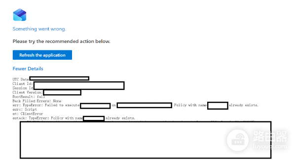 Outlook网页版登录报错Something went wrong解决方法