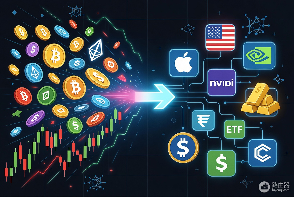 Crypto资金为什么开始买美股?美股、黄金和RWA入口正在打开