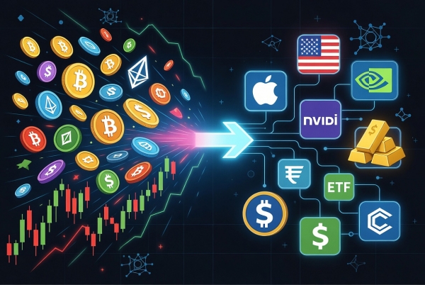 Crypto资金为什么开始买美股?美股、黄金和RWA入口正在打开
