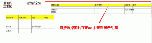 ipad版ppt打开excel表格图片乱码怎么办？移动端office兼容性修复