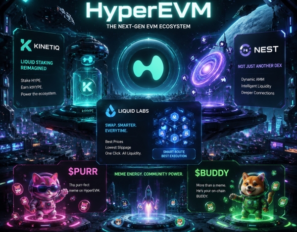 HyperEVM生态全解析：从流动质押到meme币，哪个值得关注？