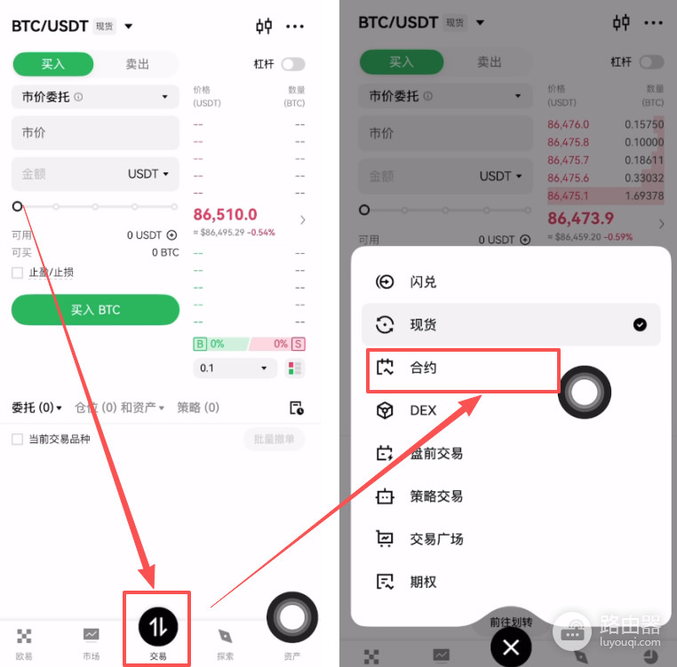 币圈合约交易新手详细教程,从开仓到止损一次讲清楚