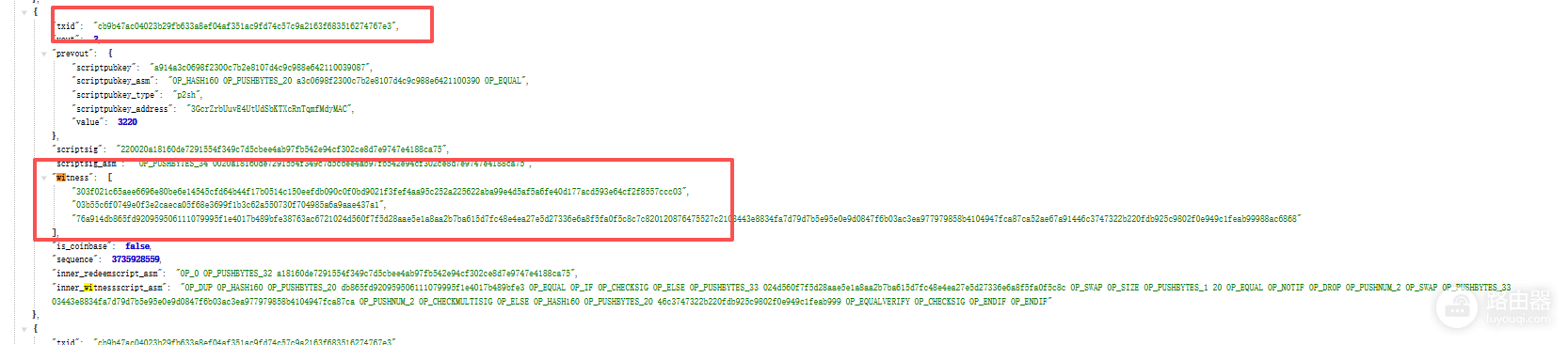 比特币TxID与WTxID有什么区别?为什么BTC一笔交易有两个哈希