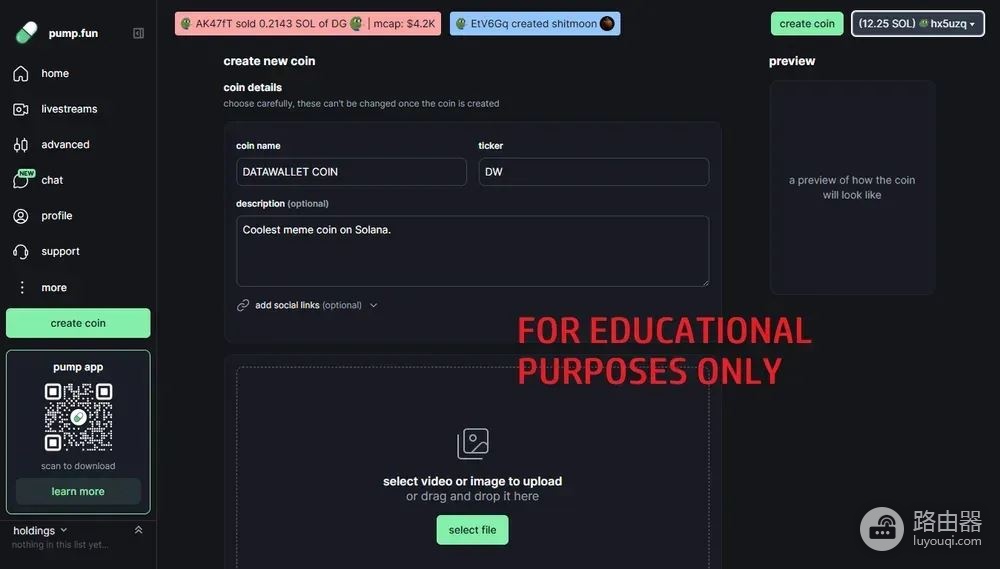 想自己发meme币？一文读懂Pump.fun上发币流程