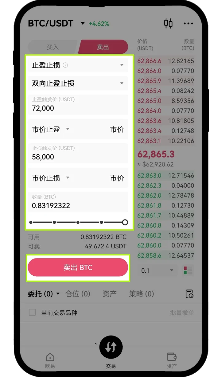 OKX现货交易是否设置止盈止损？欧毅现货止盈止损原理到实操