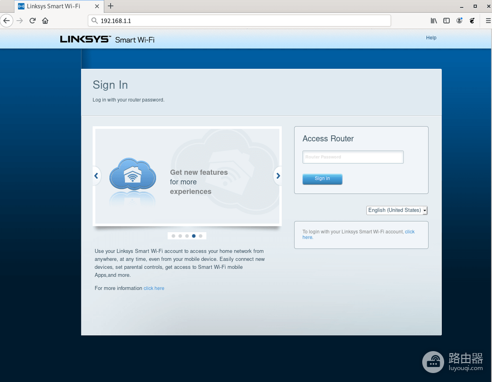 Linksys路由器登录入口大全(linksyssmartwifi.com、192.168.1.1)