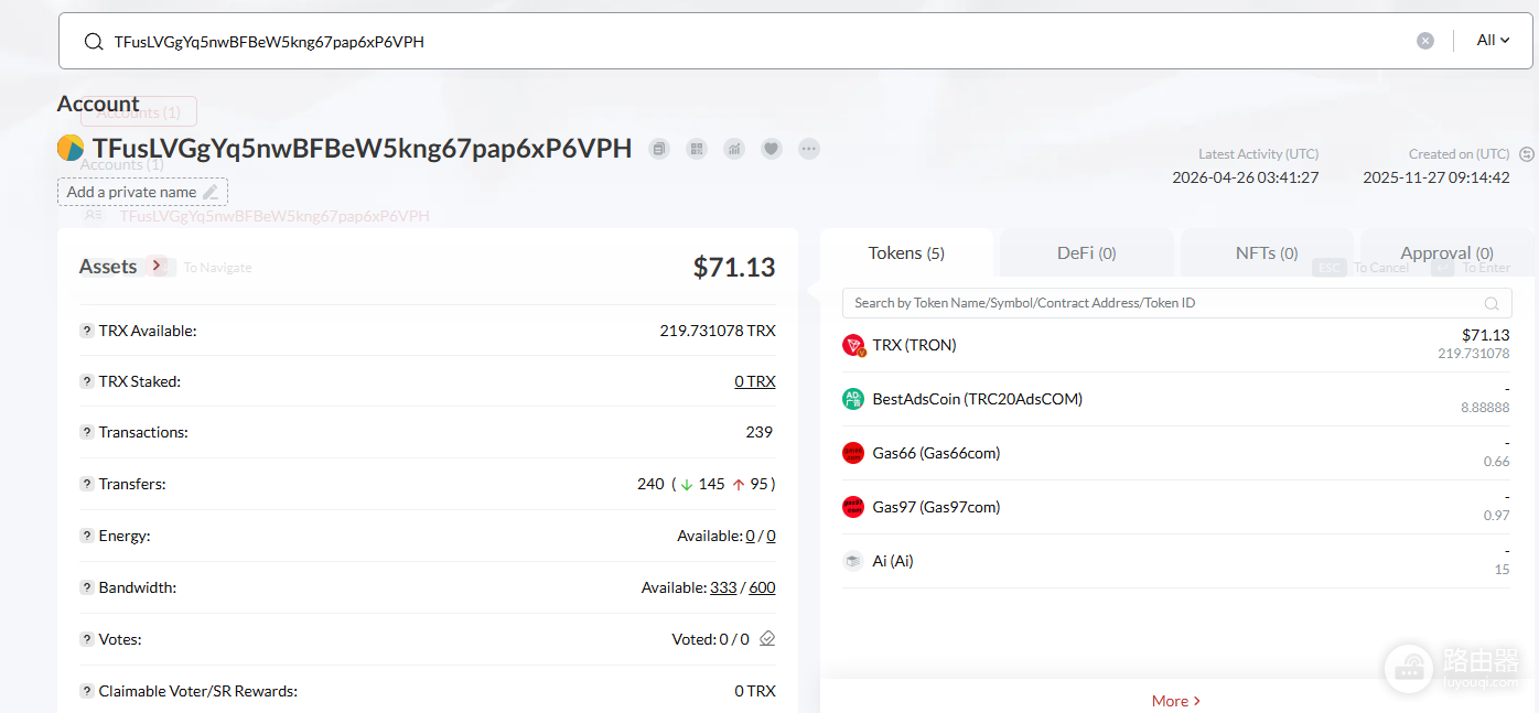 TRONSCAN官网入口 | 如何查TRC20 USDT交易记录？完整教程