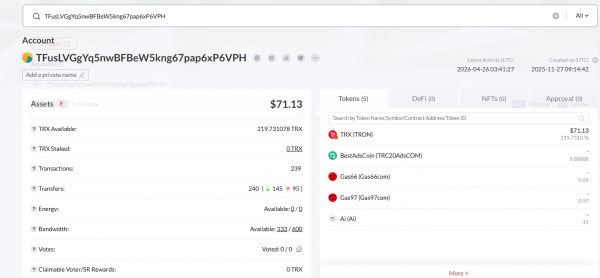 TRONSCAN官网入口 | 如何查TRC20 USDT交易记录？完整教程