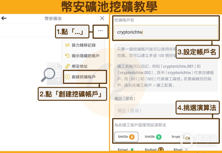 如何用币安矿池挖矿?用币安矿池挖矿方法