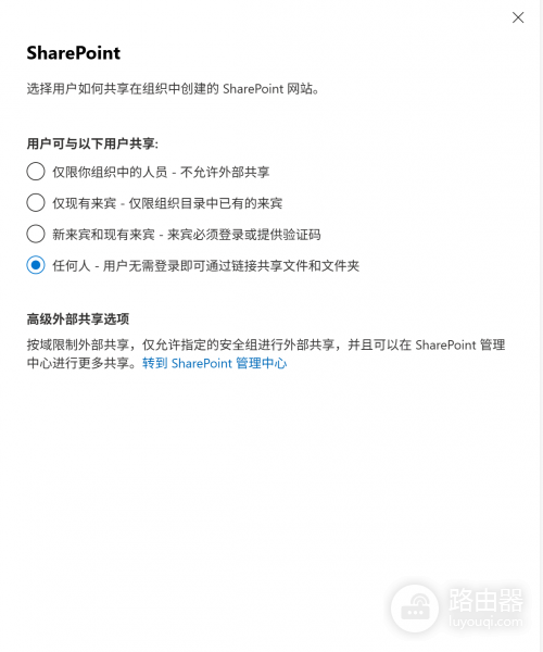 sharepoint匿名链接失效要求登录怎么办?外部来宾访问受限解决方法