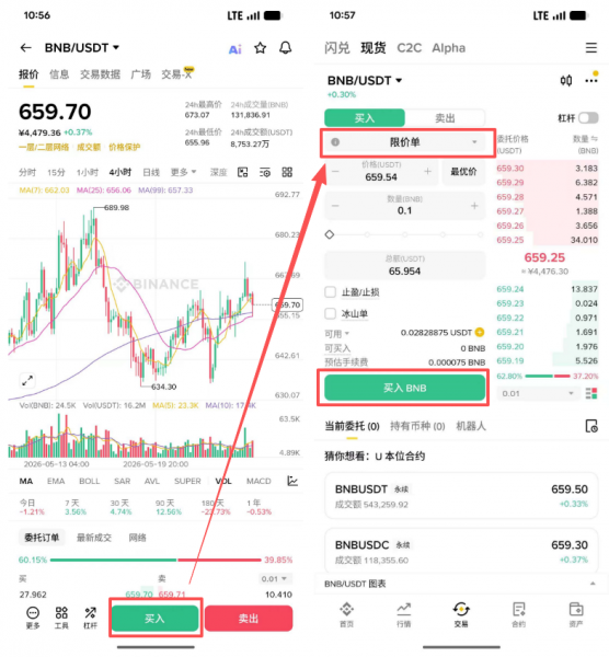 新手必看：安币怎么买BNB？享20%手续费减免完整教程