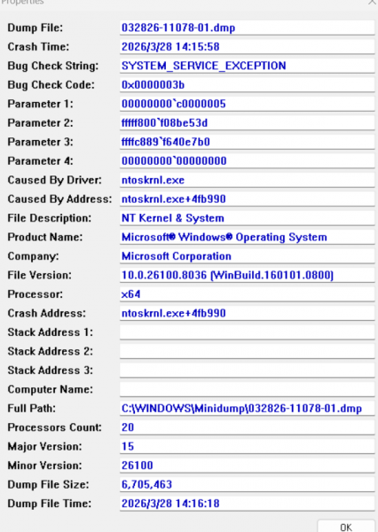windows频繁蓝屏ntoskrnl.exe报错怎么办?系统内核故障修复方法