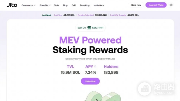 Jito Network是什么？JTO代币是什么？Solana staking额外收益新玩法