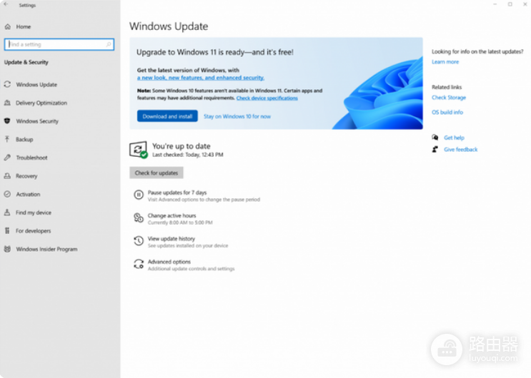 电脑显示可以运行Win11更新步骤