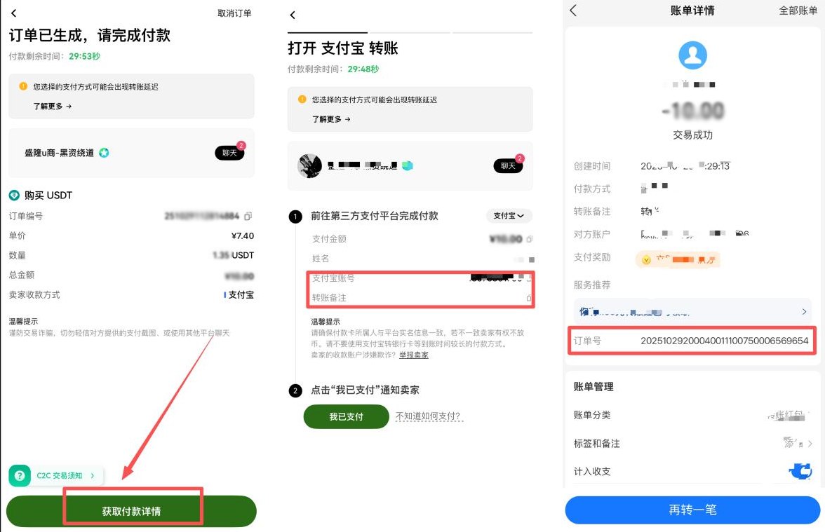 如何在OKX用人民币买到USDT,C2C方式购买USDT的步骤