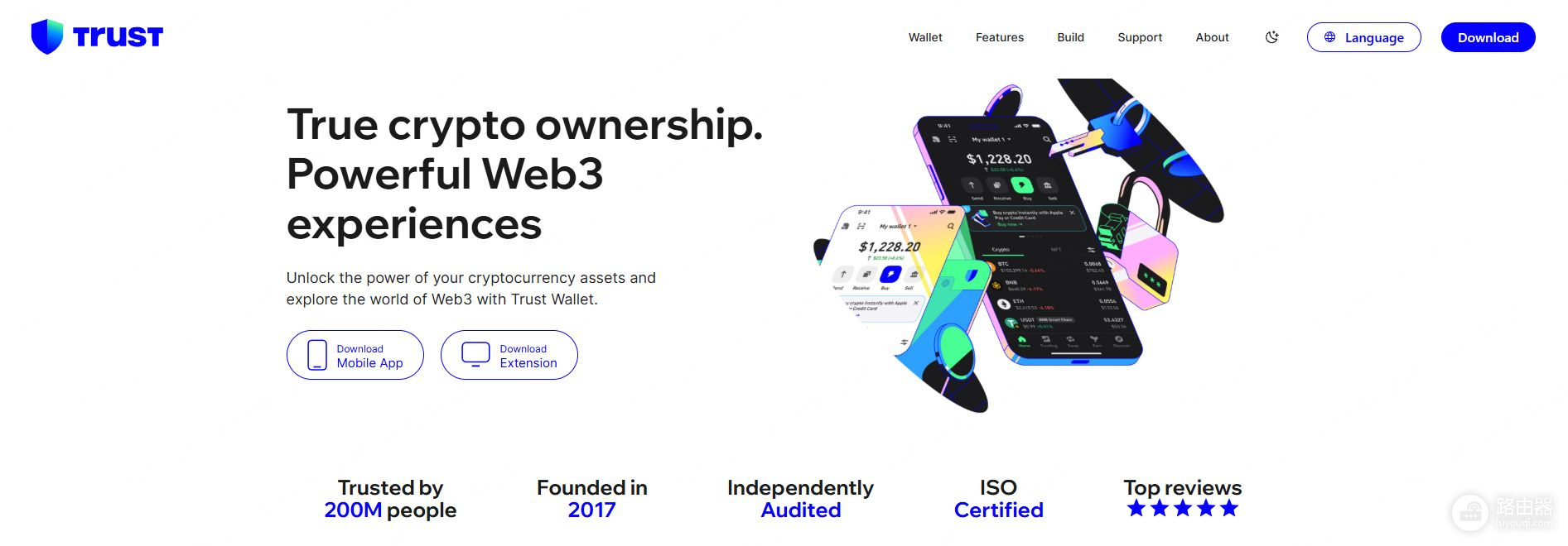 非托管加密钱包是什么?MetaMask、Trust Wallet、Phantom与Exodus比较