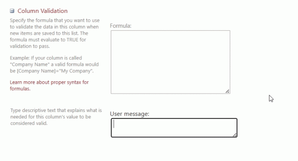 sharepoint列表姓名栏位限制仅输入中文解决方法