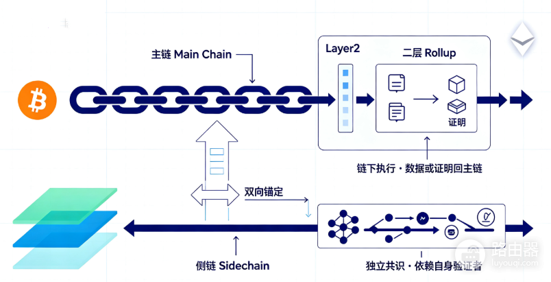 侧链和Layer2有什么区别?安全性、速度、代表项目对比