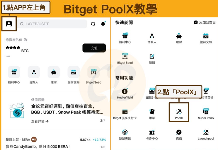 Bitget PoolX是什么? 和Launchpool有什么区别?