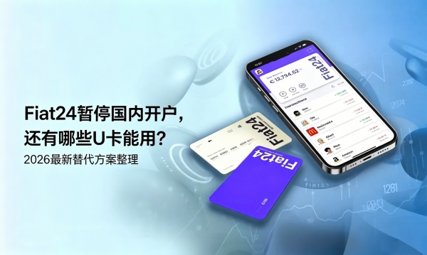 Fiat24暂停国内开户，还有哪些U卡能用？2026最新替代方案整理