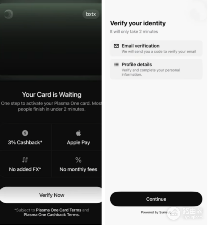 Plasma One U卡官方申请入口 Plasma One官网访问地址