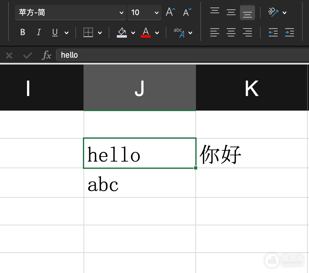 excel for mac字体修改无效怎么办?苹方简不显示解决方法