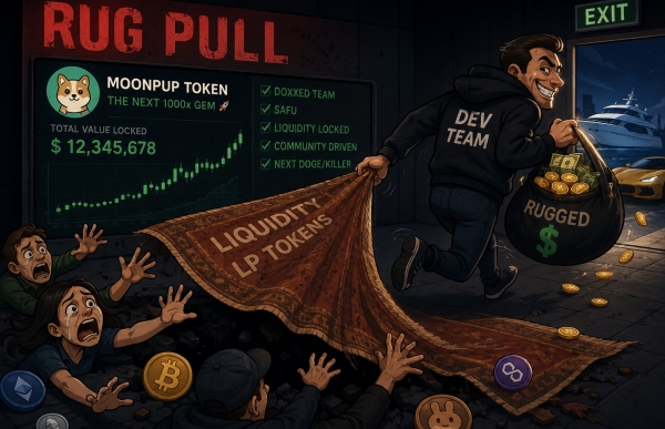 Rug Pull是什么意思？加密项目跑路前常见的流动性陷阱