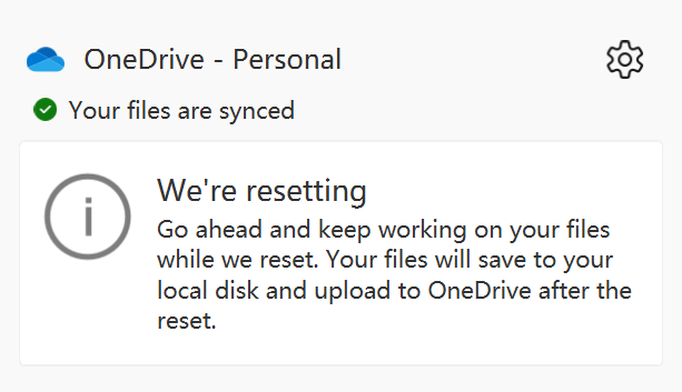 onedrive登录显示we're resetting闪退怎么办?应用重置卡死解决方法