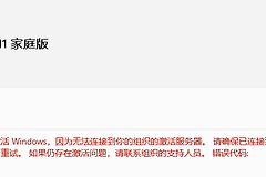 win11家庭版无法激活怎么办？windows许可证组织错误解决方法