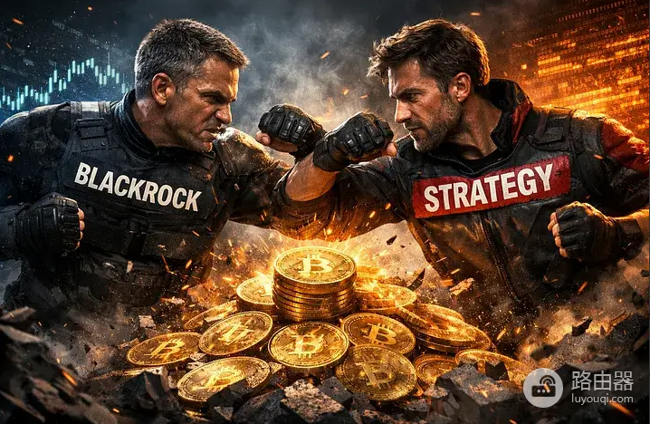 贝莱德与Strategy的比特币竞赛,供应紧缩正在发生