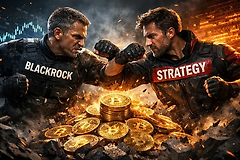 贝莱德与Strategy的比特币竞赛，供应紧缩正在发生