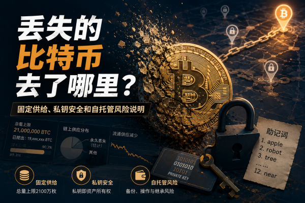 丢失的比特币去了哪里?固定供给、私钥安全备份指南