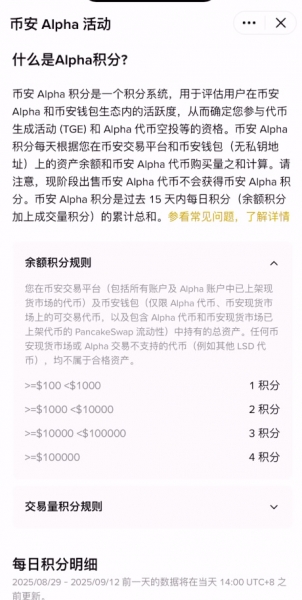 入门比安阿尔法（Alpha），低门槛轻松赚奖励