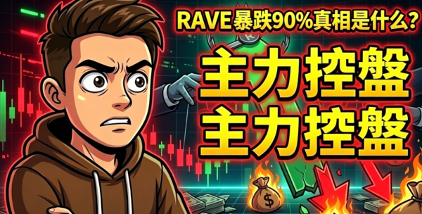RAVE暴跌90%真相：RaveDAO代币为何暴涨又暴跌