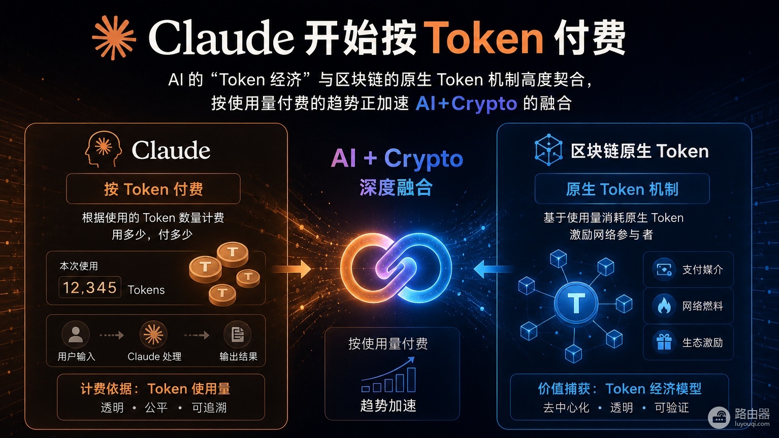 Claude开始按Token付费,AI+Crypto正在加速融合