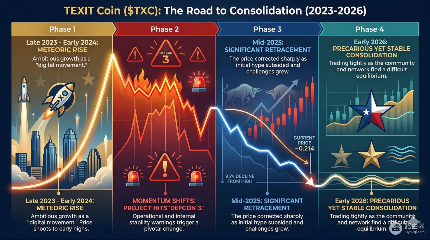TEXIT Coin(TXC)币是什么?德州独立数字币从火箭船到监管风暴