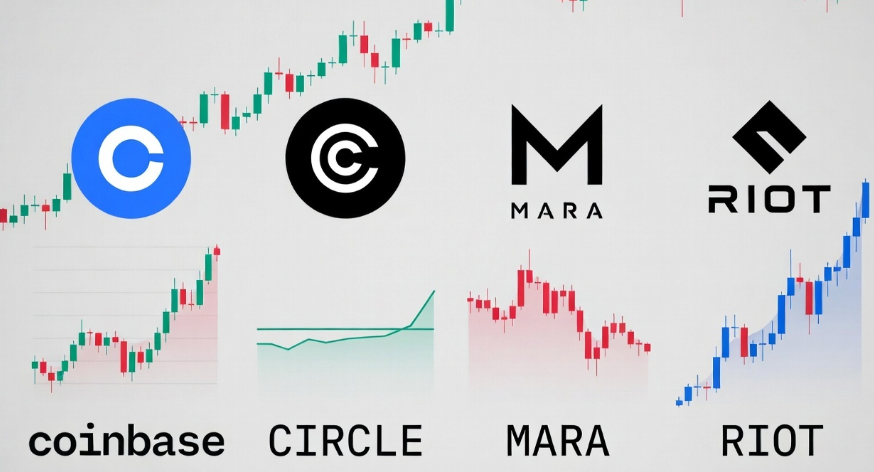 比特币概念股有哪些?Coinbase、Circle、MARA、RIOT分析与风险提示