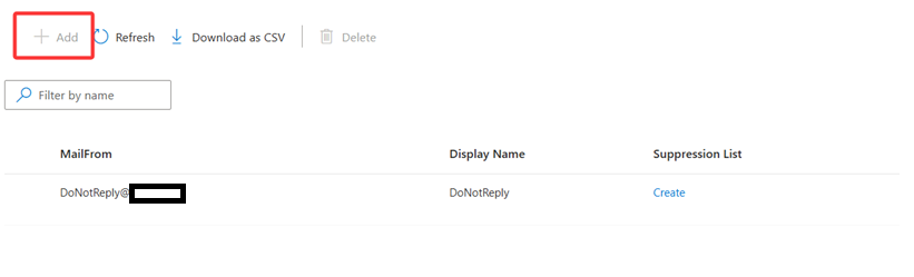 Azure MailFrom地址无法添加怎么办？添加发件人账号按钮显示灰色的解决方法
