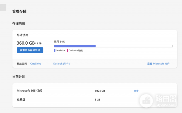 win10/win11 onedrive存储空间显示错误怎么办？扩容1TB失效修复方法